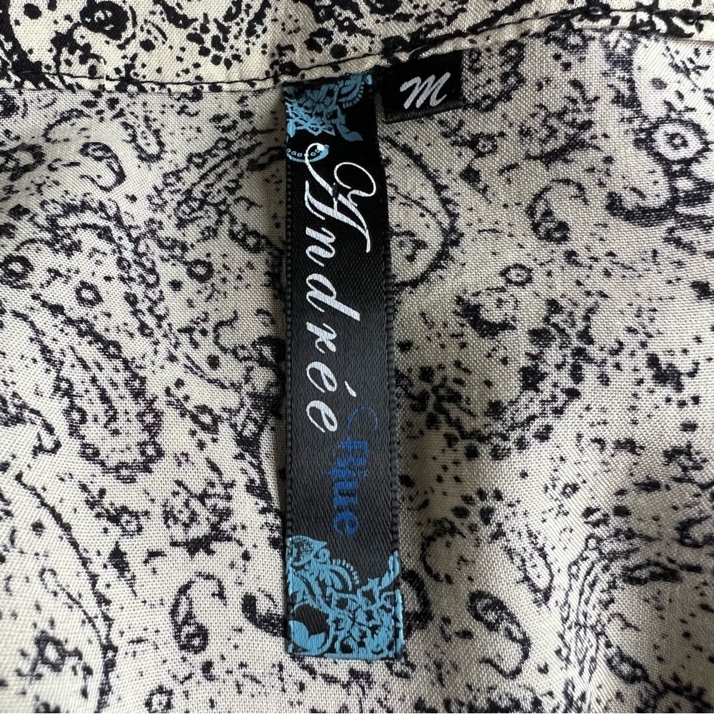 ANDREE BLUE Tunic Top / Mini Dress M - Picture 7 of 8